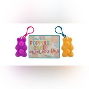 Colorful Valentine's Day Pop It Keychains
Set of 8 Valentine’s Day Party Favors
